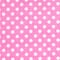 Pink & White Small Dots Cotton Fabric by Loops & Threads®